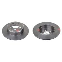 2 brake discs rear axle full Ø 320 mm 10 mm FTE...