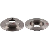 2 brake discs rear axle full Ø 258 mm 9 mm FTE for...