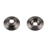 2 brake discs front axle ventilated Ø 250 mm 22 mm...