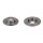 2 brake discs rear axle full Ø 278 mm 9 mm FTE for e.g. NISSAN MAXIMA