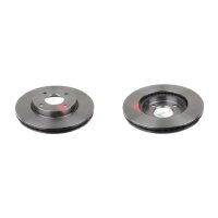 2 brake discs front axle ventilated Ø 280 mm 24 mm...