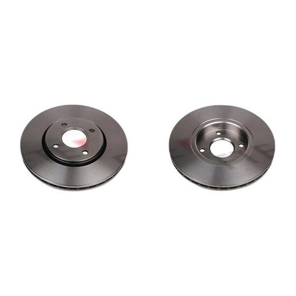 2 brake discs front axle ventilated Ø 278 mm 24 mm FTE for e.g. FORD ESCORT