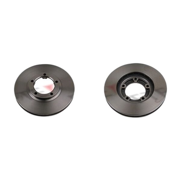 2 brake discs front axle ventilated Ø 253 mm 24 mm FTE for e.g. MITSUBISHI L400
