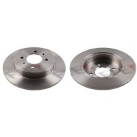 2 Bremsscheiben Hinterachse voll Ø 260 mm 10 mm...