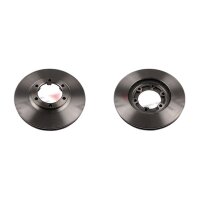 2 brake discs front axle ventilated Ø 254 mm 24 mm...