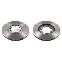 2 brake discs front axle ventilated Ø 274 mm 24 mm...