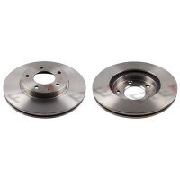 2 brake discs front axle ventilated Ø 274 mm 22 mm...