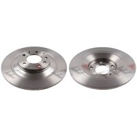 2 brake discs rear axle full Ø 314 mm 11 mm FTE...
