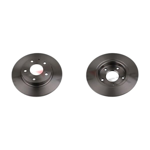 2 brake discs rear axle full Ø 265 mm 9 mm FTE for e.g. MAZDA 3