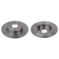 2 Bremsscheiben Hinterachse voll Ø 261 mm 10 mm...