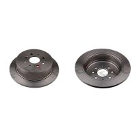2 brake discs rear axle full Ø 270 mm 10 mm FTE...
