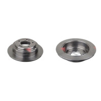 2 brake discs rear axle full Ø 283 mm 10 mm FTE...