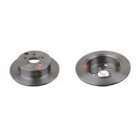 2 brake discs rear axle full Ø 274 mm 10 mm FTE...