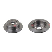2 brake discs rear axle full Ø 269 mm 10 mm FTE...