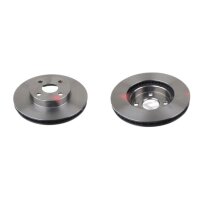 2 brake discs front axle ventilated Ø 255 mm 22 mm...