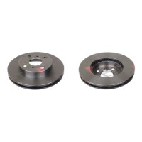 2 brake discs front axle ventilated Ø 238 mm 22 mm...