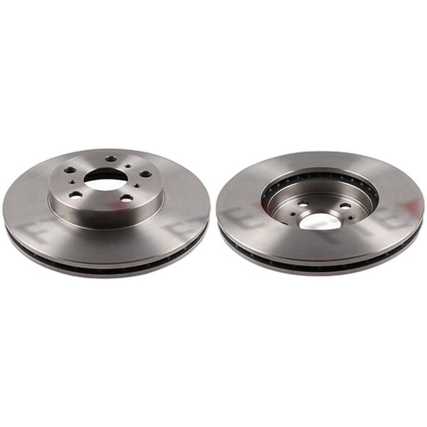 2 brake discs front axle ventilated Ø 255 mm 22 mm FTE for e.g. TOYOTA CELICA
