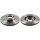 2 brake discs front axle ventilated Ø 255 mm 22 mm FTE for e.g. TOYOTA CELICA