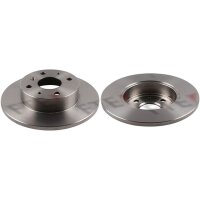 2 brake discs front axle full Ø 234 mm 11 mm FTE...