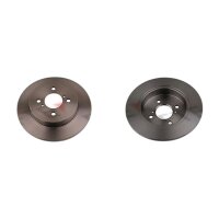 2 brake discs rear axle full Ø 258 mm 9 mm FTE for...