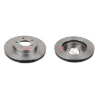 2 Bremsscheiben Vorderachse belüftet Ø 282 mm...