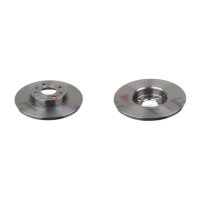 2 brake discs front axle full Ø 257 mm 12 mm FTE...