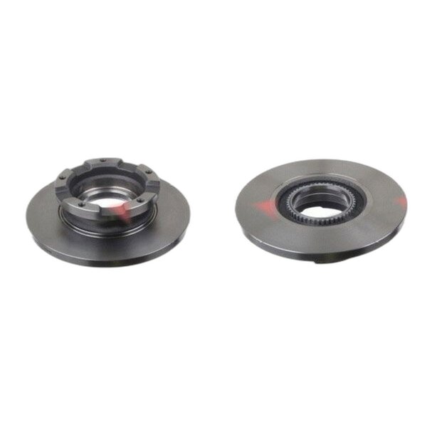 2 brake discs rear axle full Ø 288 mm 16 mm FTE for e.g. FORD TRANSIT
