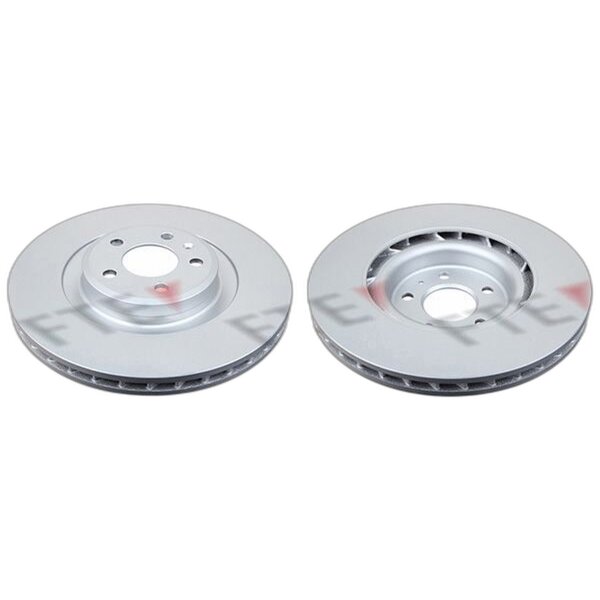 2 brake discs front axle ventilated Ø 345 mm 29.3 mm FTE for e.g. AUDI Q5