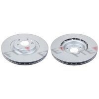 2 Bremsscheiben Vorderachse belüftet Ø 345 mm...