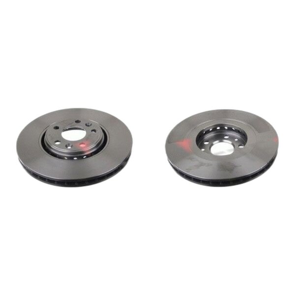 2 brake discs front axle ventilated Ø 320 mm 28 mm FTE for e.g. RENAULT LAGUNA