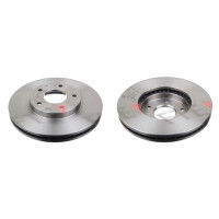 2 Bremsscheiben Vorderachse belüftet Ø 280 mm...