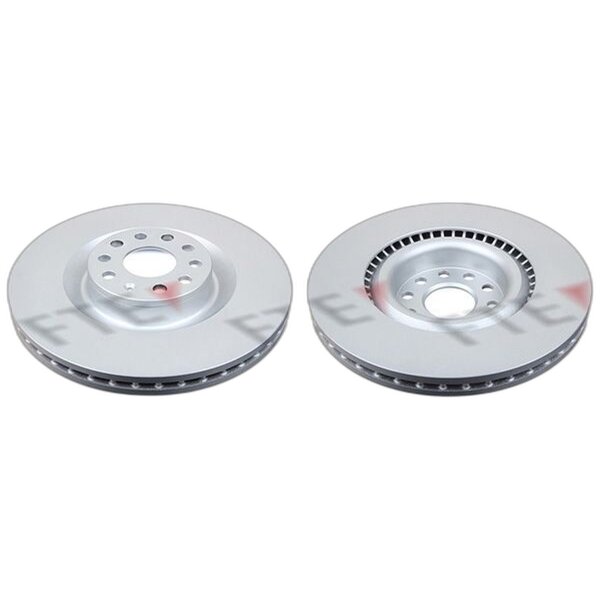 2 brake discs front axle ventilated Ø 345 mm 30 mm FTE for e.g. AUDI A3