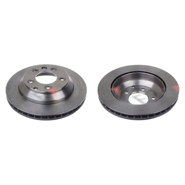 2 brake discs rear axle ventilated Ø 330 mm 28 mm FTE for e.g. PORSCHE CAYENNE
