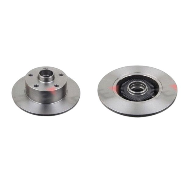 2 Bremsscheiben Hinterachse voll Ø 245 mm 10 mm FTE für u.a. AUDI A4