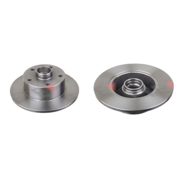 2 Bremsscheiben Hinterachse voll Ø 245 mm 10 mm FTE für u.a. AUDI A4