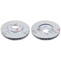 2 Bremsscheiben Vorderachse belüftet Ø 320 mm...