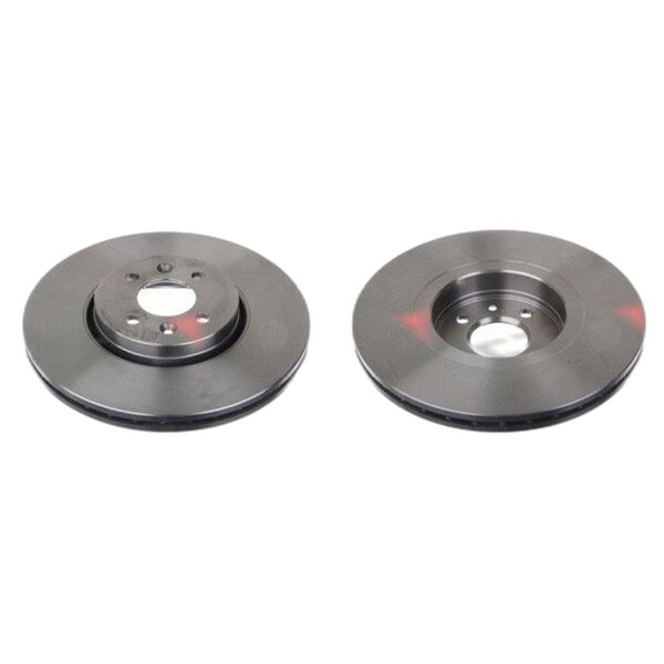 2 brake discs front axle ventilated Ø 300 mm 24 mm FTE for e.g. RENAULT GRAND