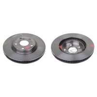 2 brake discs front axle ventilated Ø 296 mm 28 mm...