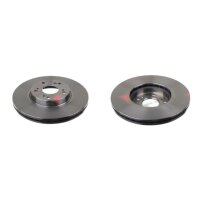 2 brake discs front axle ventilated Ø 296 mm 25 mm...