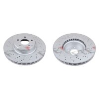 2 Bremsscheiben Vorderachse belüftet Ø 330 mm...