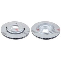 2 brake discs rear axle ventilated Ø 320 mm 22 mm...