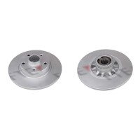 2 brake discs rear axle full Ø 280 mm 12 mm FTE...