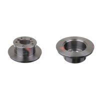 2 brake discs rear axle full Ø 271 mm 15.8 mm FTE...