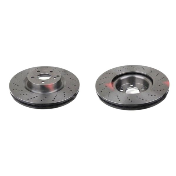 2 brake discs front axle ventilated Ø 344 mm 32 mm FTE for e.g. MB C-CLASS