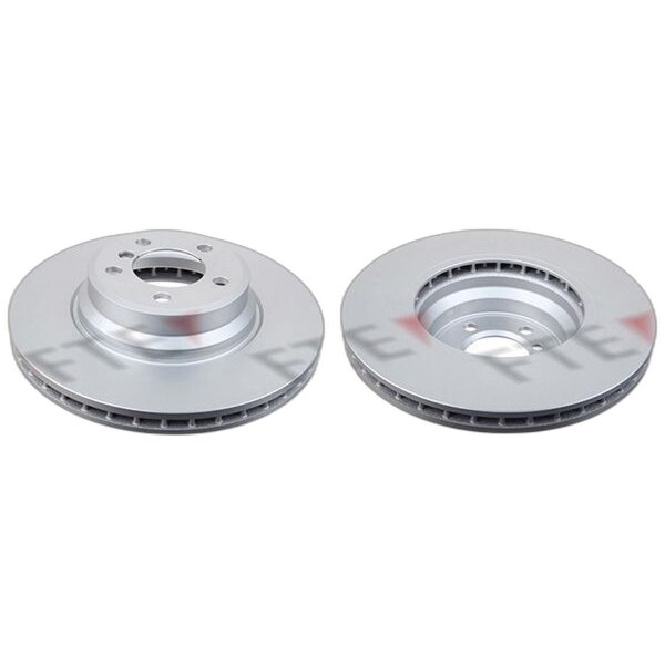 2 brake discs front axle ventilated Ø 348 mm 30 mm FTE for BMW 7 Series