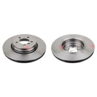 2 brake discs rear axle ventilated Ø 345 mm 24 mm...