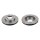 2 Bremsscheiben Vorderachse belüftet Ø 294 mm 28 mm FTE für u.a. SSANGYONG KYRON