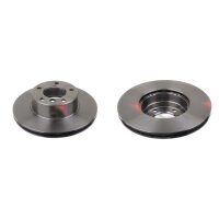 2 brake discs front axle ventilated Ø 296 mm 22 mm...