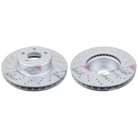 2 Bremsscheiben Vorderachse belüftet Ø 312 mm...