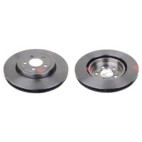 2 Bremsscheiben Vorderachse belüftet Ø 345 mm...